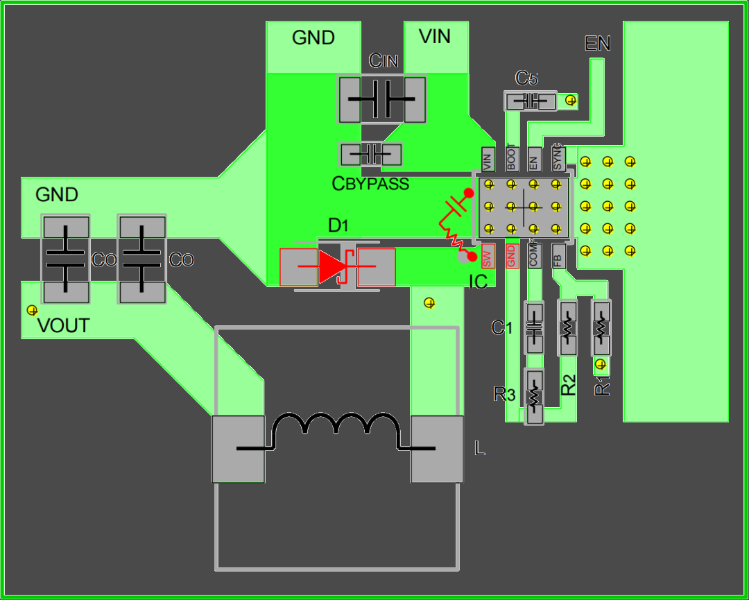 DC-DC电源转换器的布局布线建议(图5)