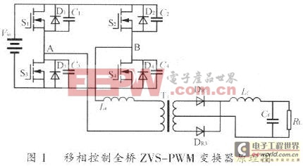 移相控制全桥ZVS-PWM变换器的分析与设计(图1)