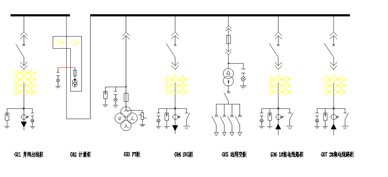 Acrel-1000DP光伏监控系统在某公司598MW分布式光伏10KV并网系统的应用(图2)